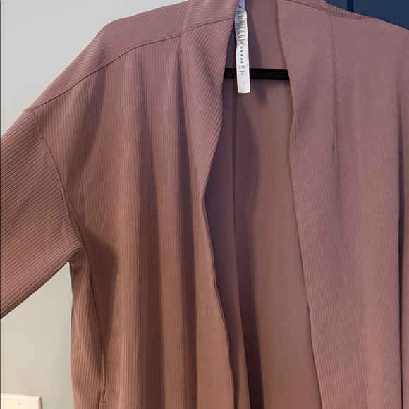 Women's lululemon softstreme kimono open jacket top cardigan pink 12 - Picture 4 of 6